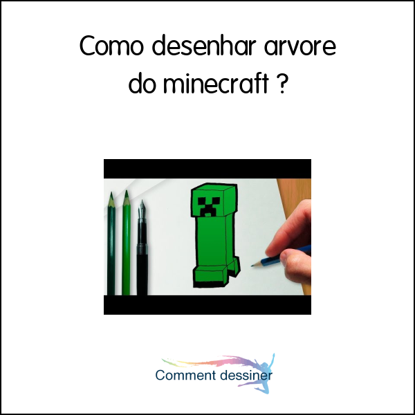 Como desenhar árvore do minecraft